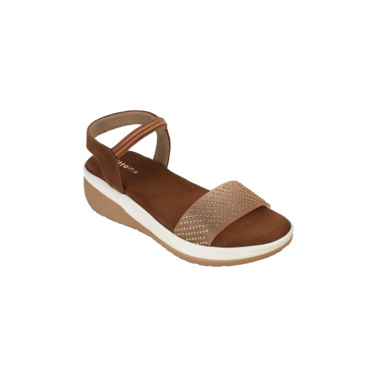 Girls Tan Casual Sandals