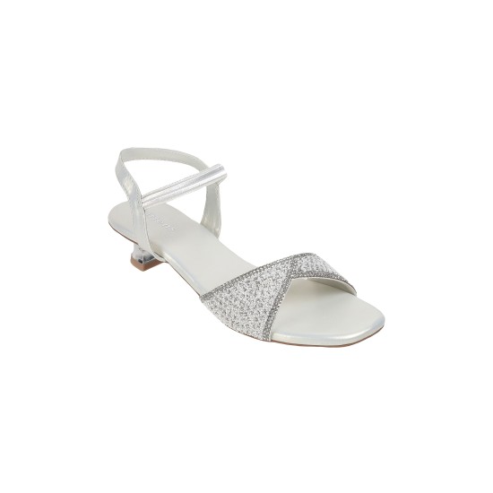 Girls White Formal Sandals
