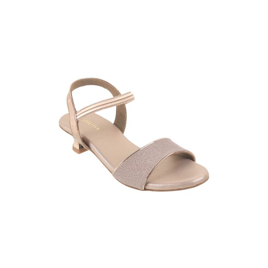 Girls Rose-gold Formal Sandals