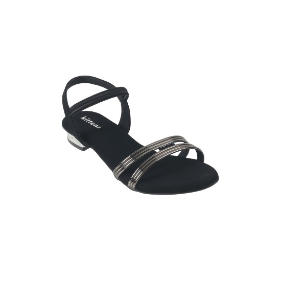 Girls Black Casual Sandals