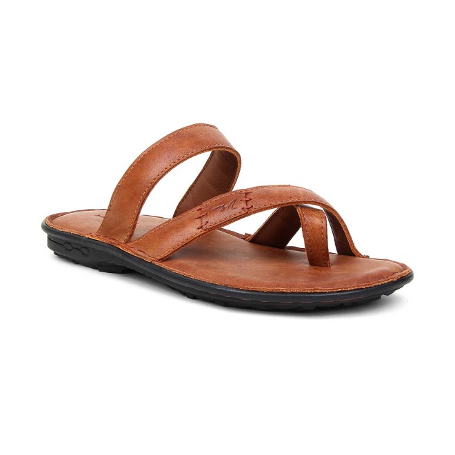 Men Tan Casual Slippers