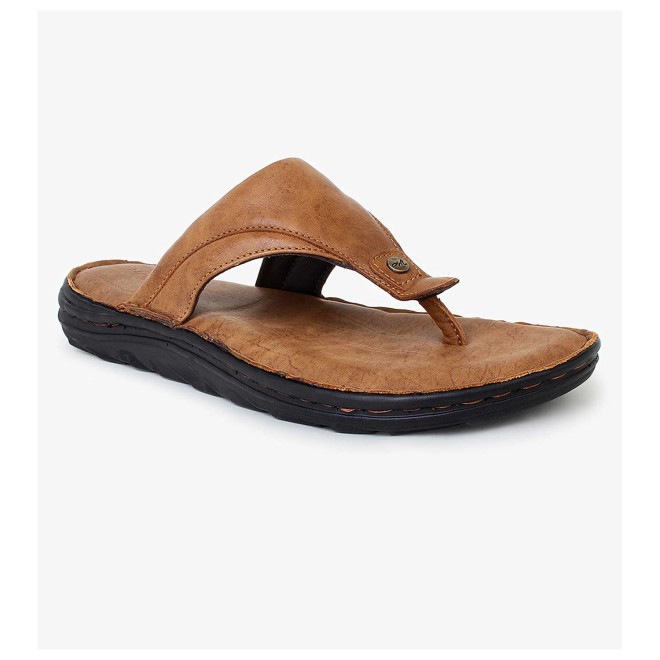 Men Tan Casual Slippers