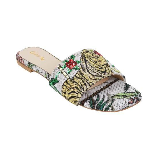 Women Green Casual Slip Ons