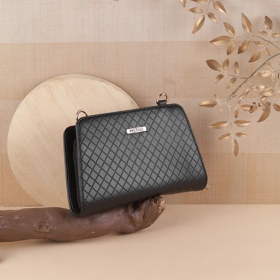 Women Black Wallet
