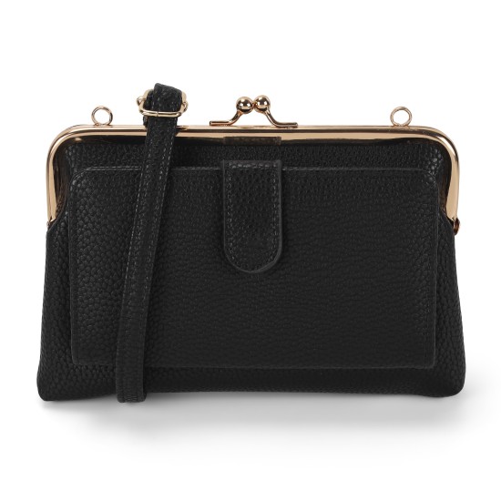 Women Black Clutch